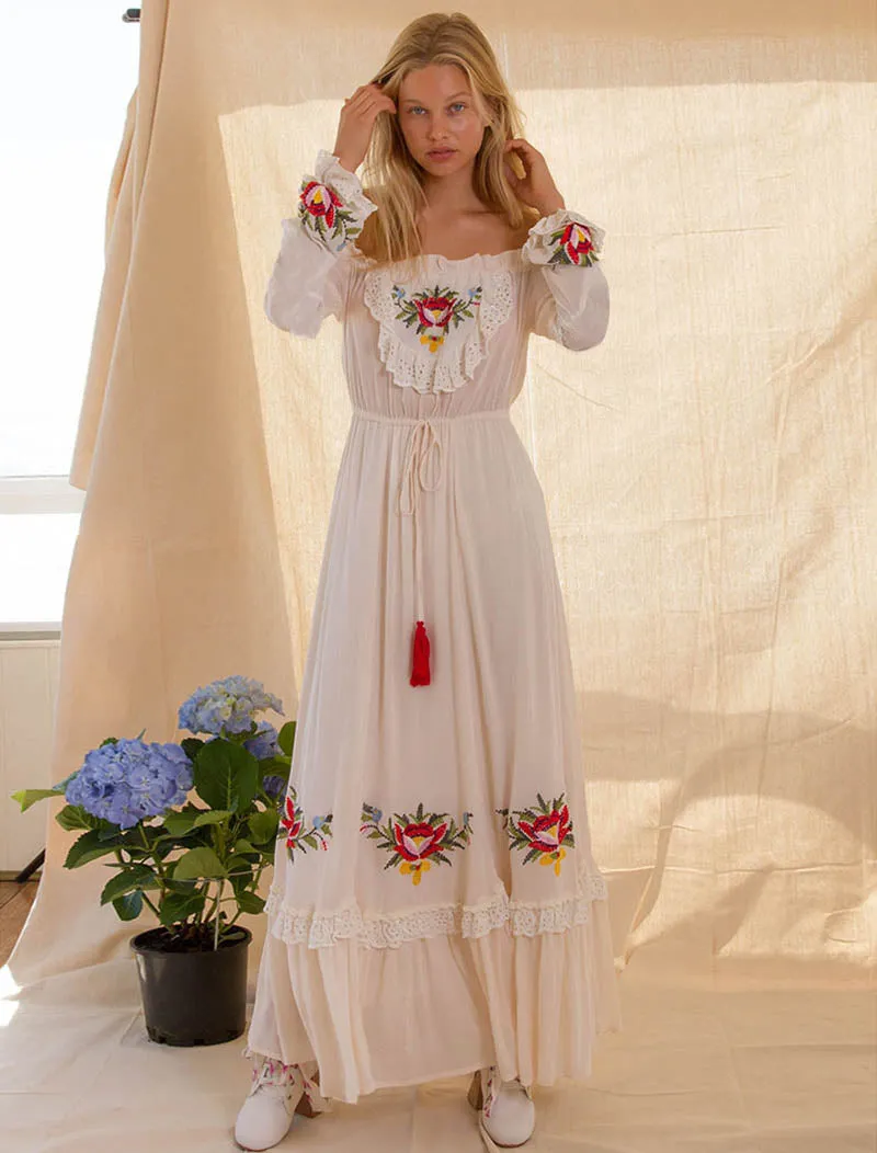 Addison Rose Bohemian Maxi Dress
