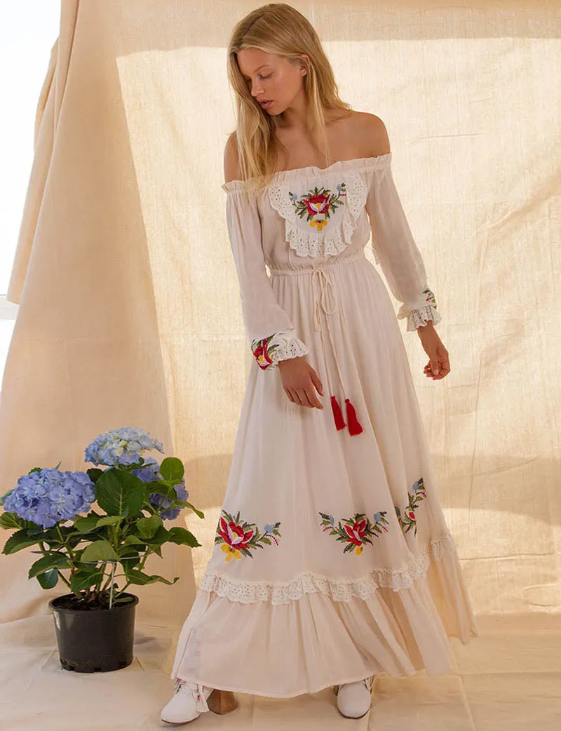 Addison Rose Bohemian Maxi Dress