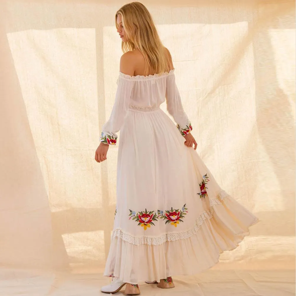 Addison Rose Bohemian Maxi Dress