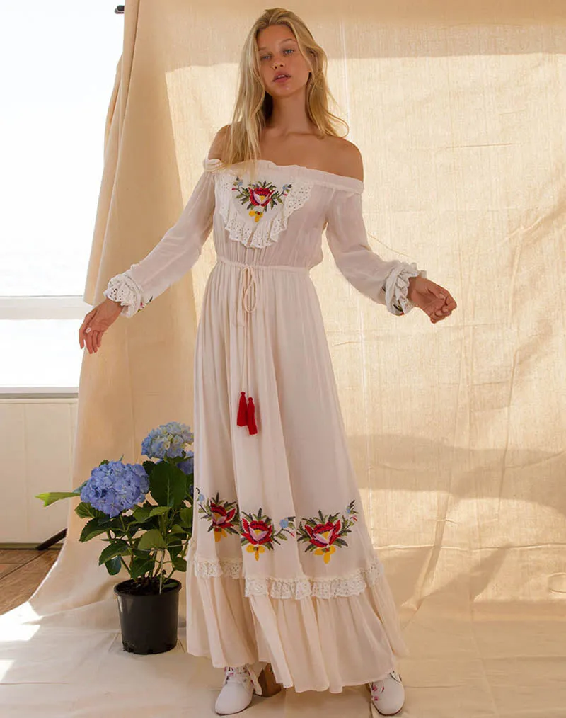 Addison Rose Bohemian Maxi Dress