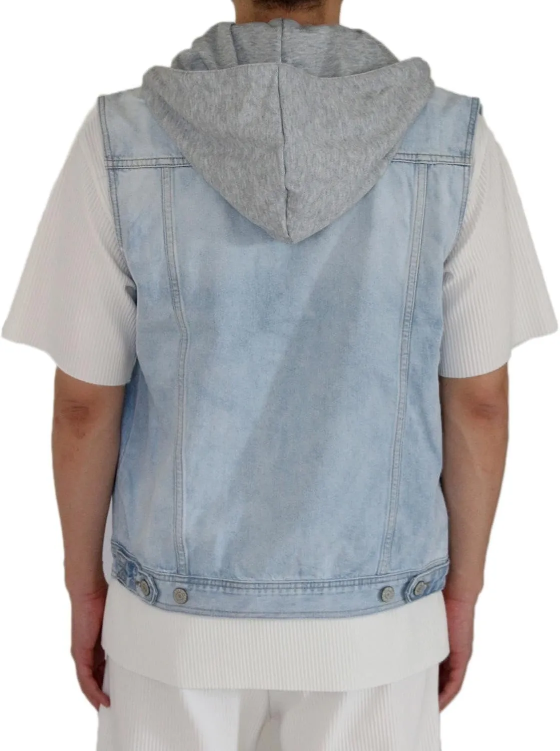 AIRNINE Men's Distressed Denim Jacket