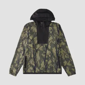 Billabong Windswell Windbreaker Jacket Olive Camo