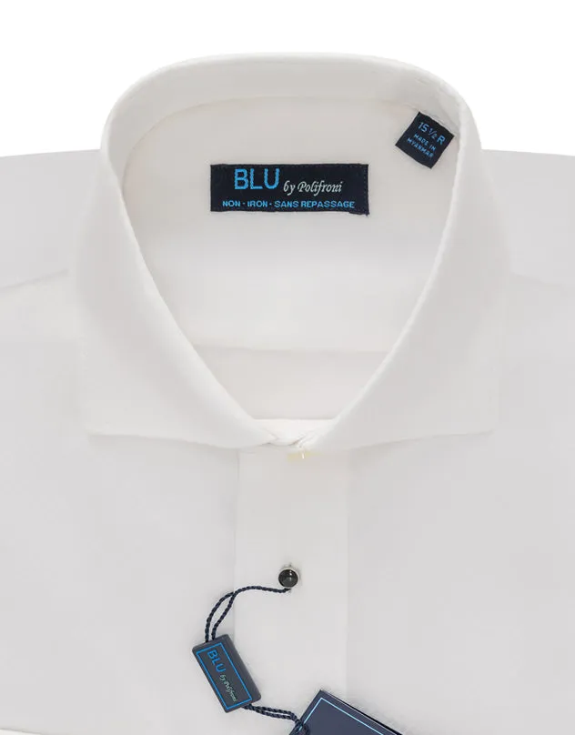 BLU TUXEDO SHIRT- White
