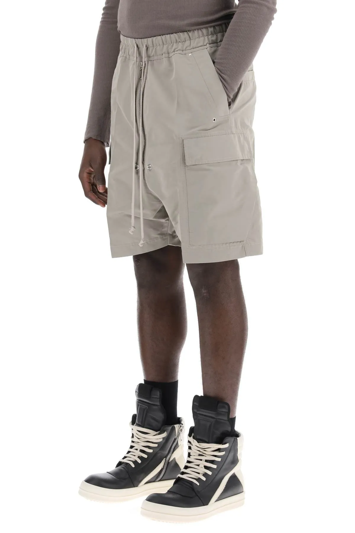 cargo shorts in faille