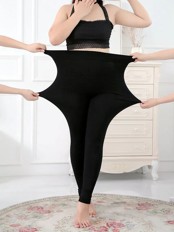 Chicmy-Simple Solid Color High Waisted Modal Leggings