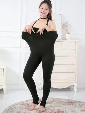 Chicmy-Simple Solid Color High Waisted Modal Leggings