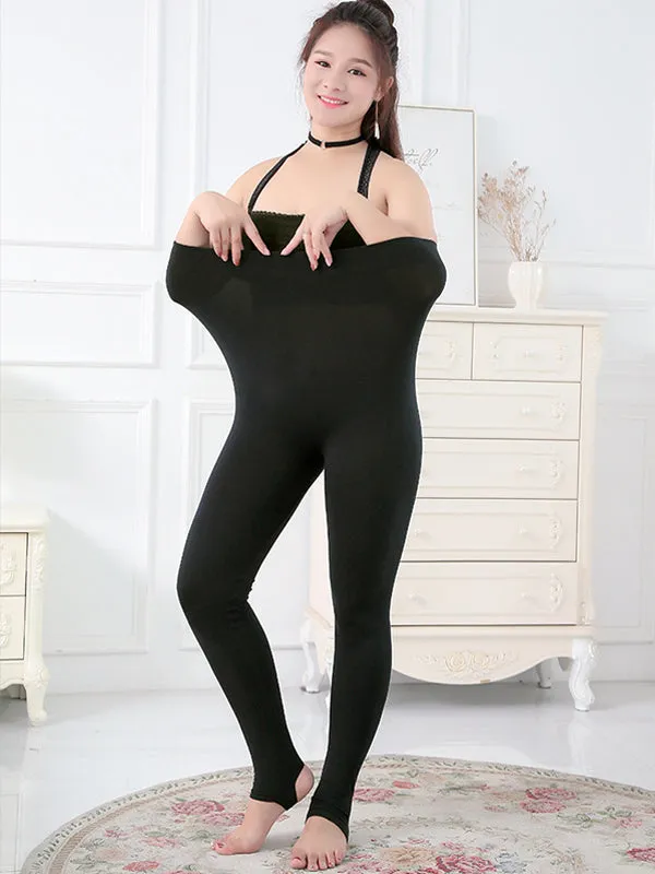 Chicmy-Simple Solid Color High Waisted Modal Leggings