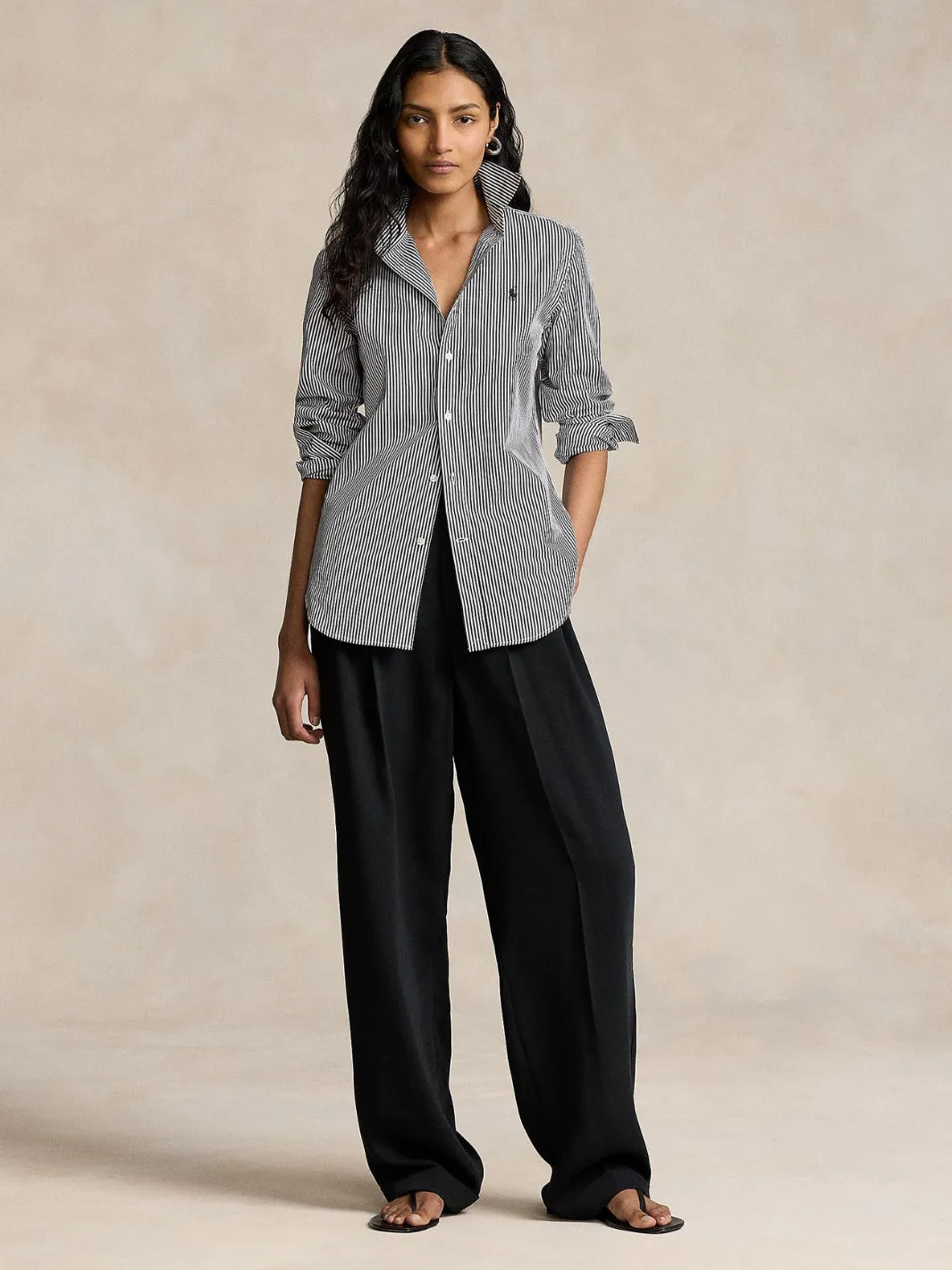 CLASSIC FIT STRIPED COTTON SHIRT Sort