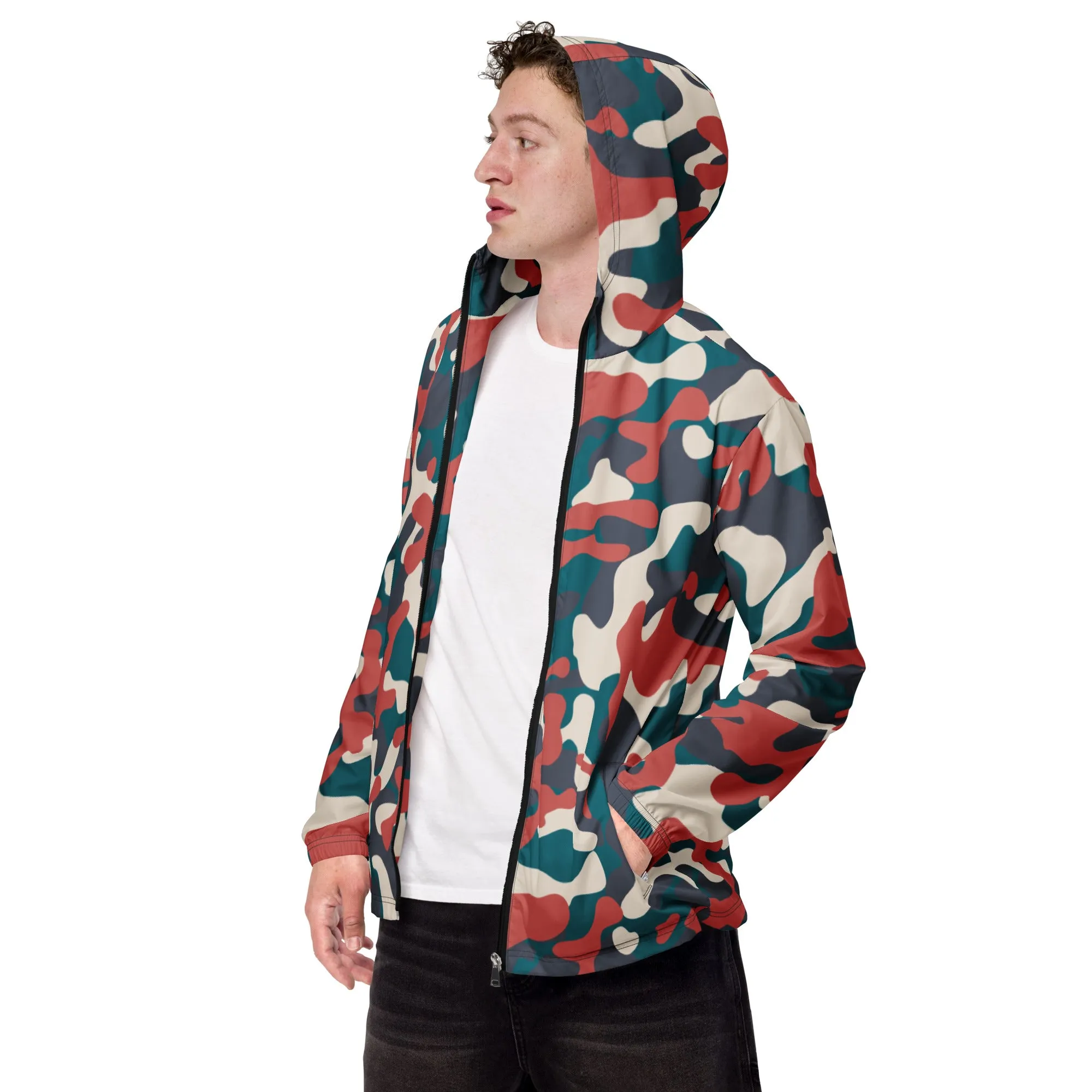 Coloruful Camo windbreaker