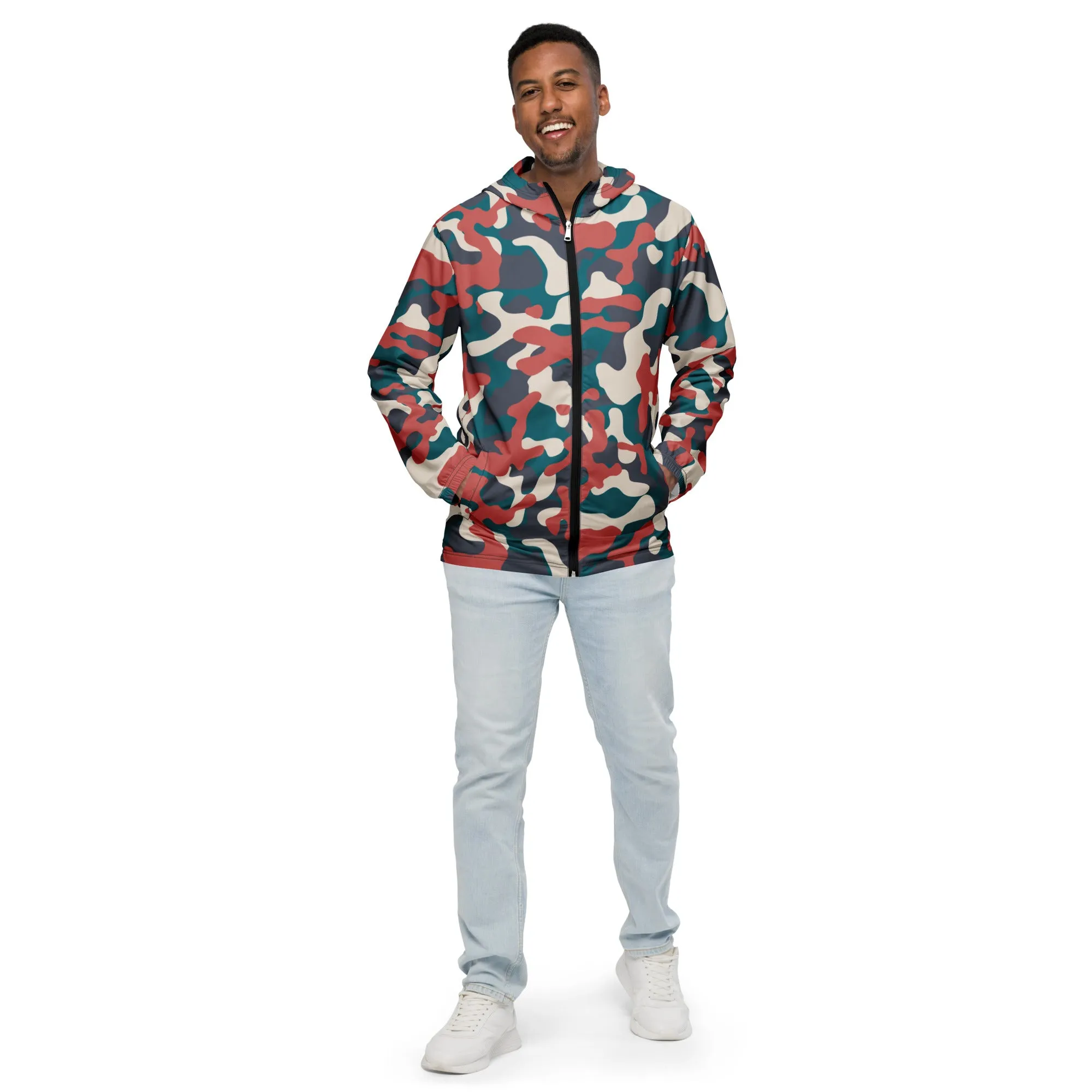 Coloruful Camo windbreaker