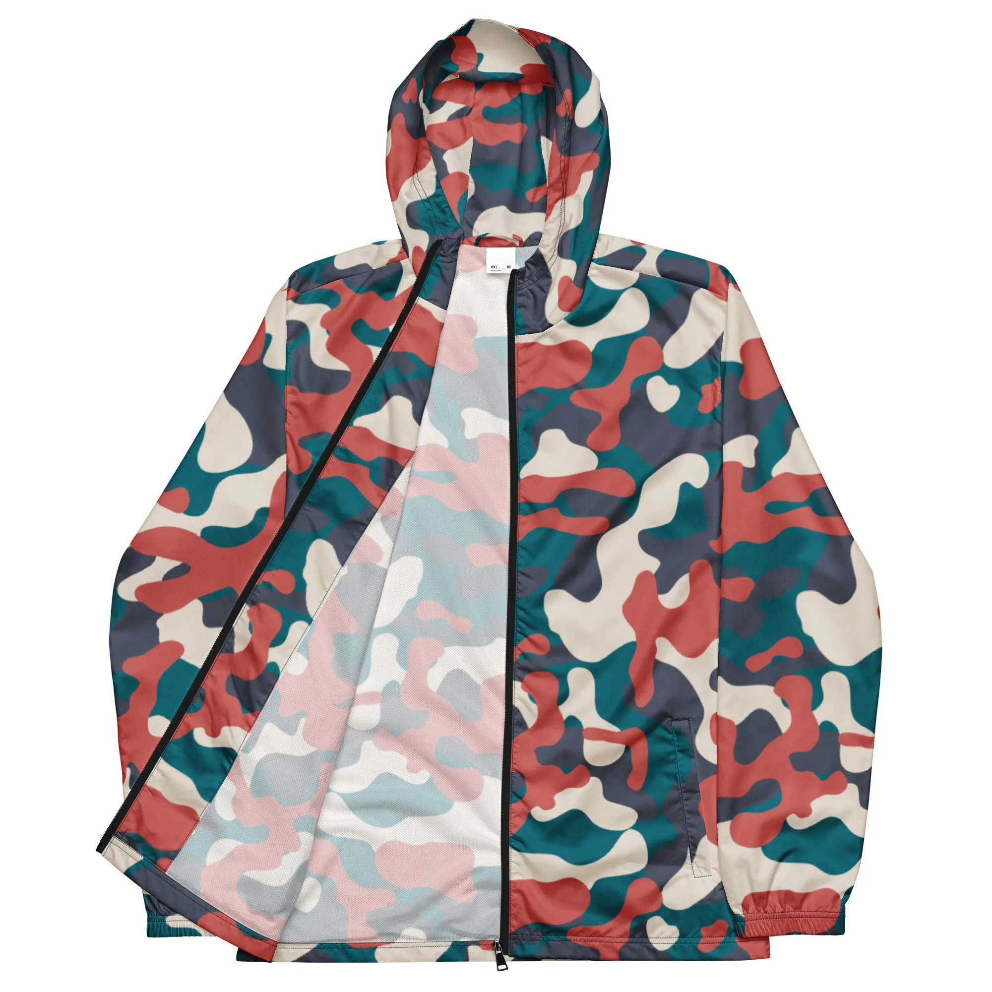 Coloruful Camo windbreaker