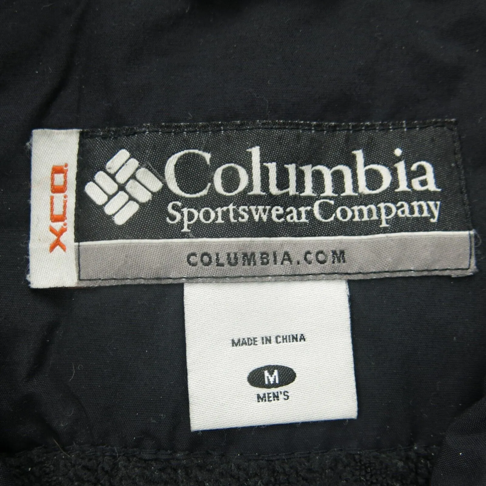 Columbia Jacket Mens Medium Blue Black Windbreaker Lightweight Outdoor Parka