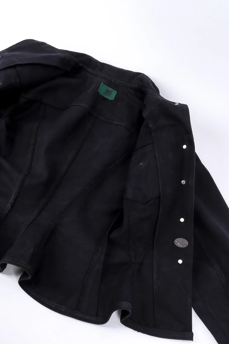 Denim Peplum Jacket