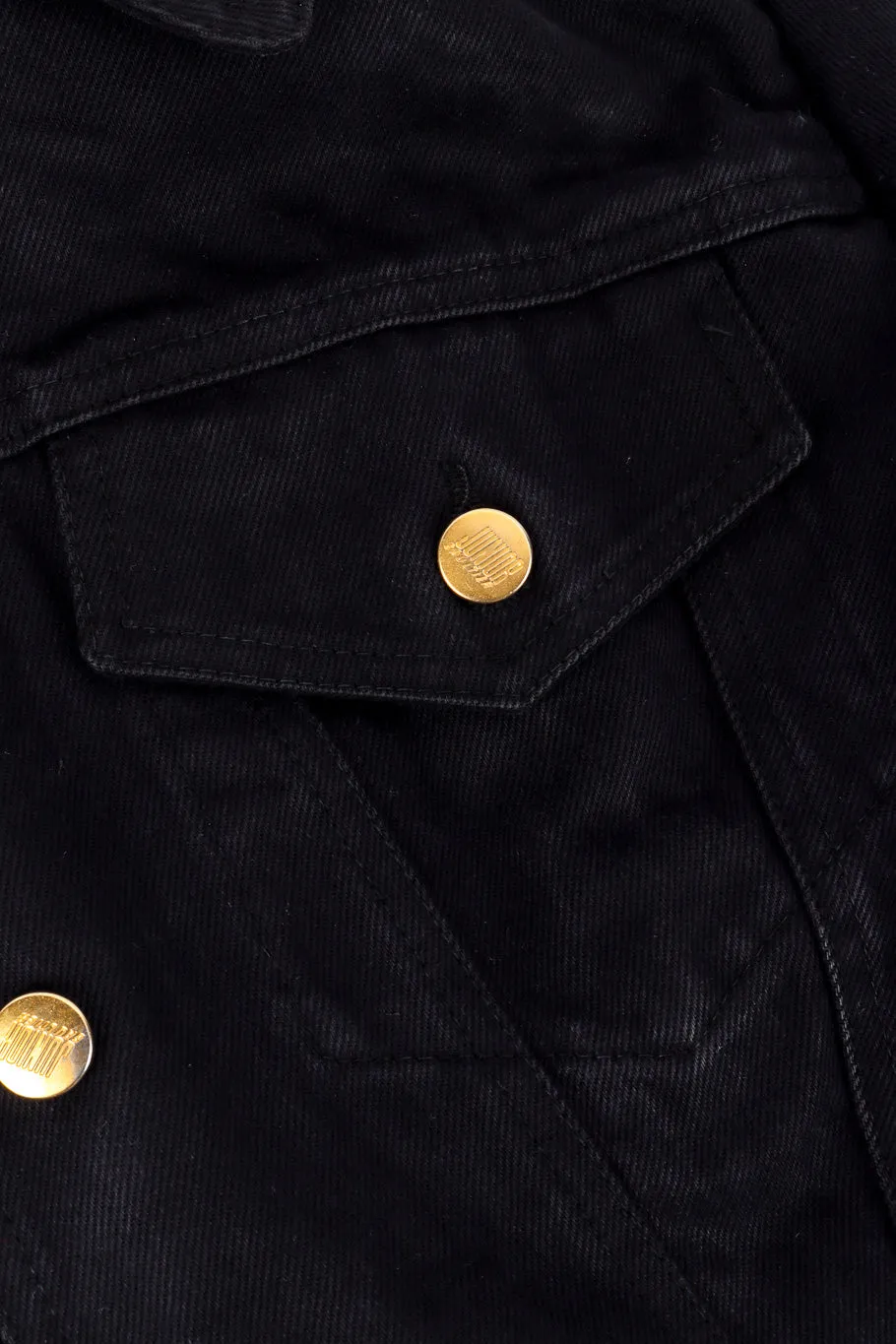 Denim Peplum Jacket