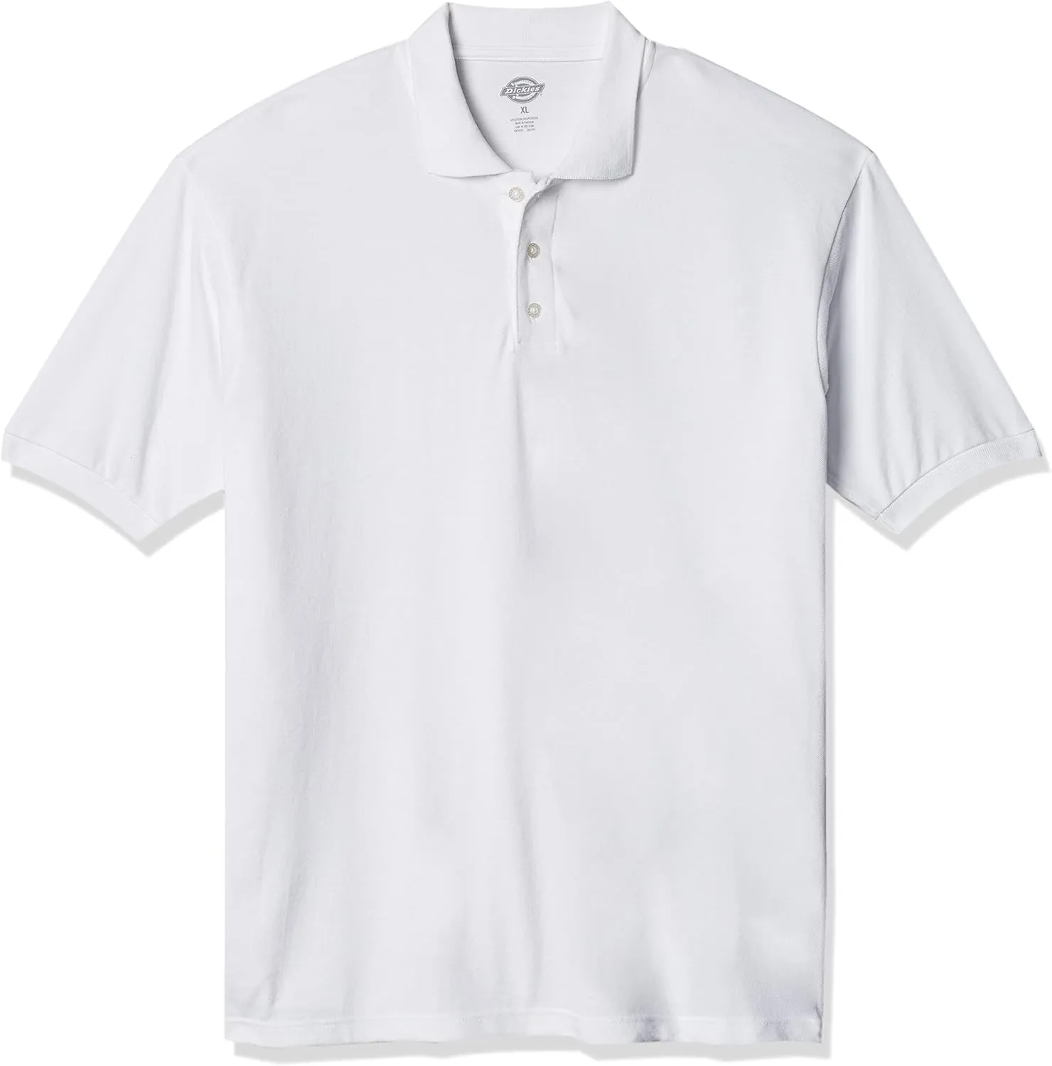 Dickies mens big polo shirts, White, 3X-Large US