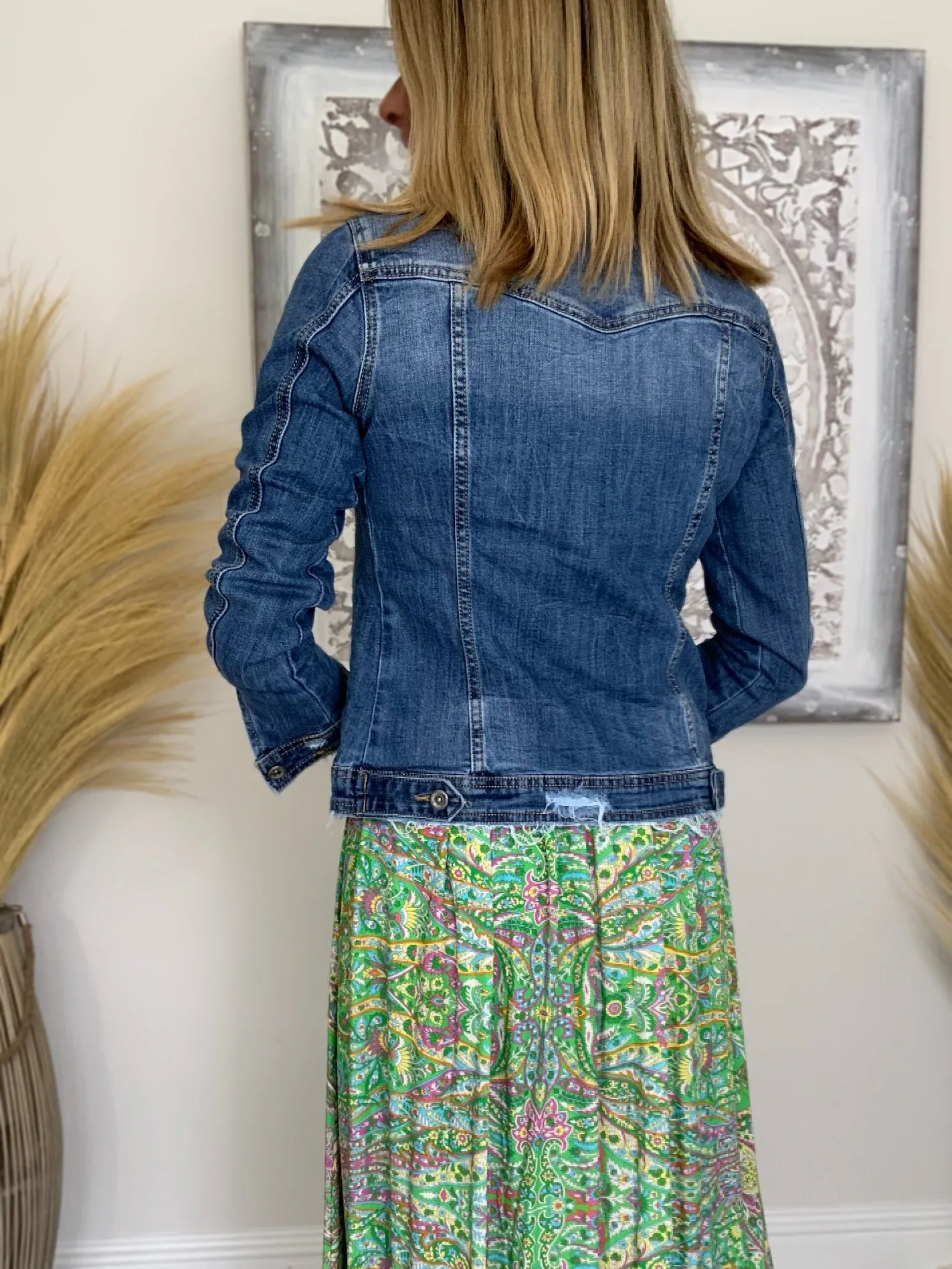 Distressed Denim Jacket