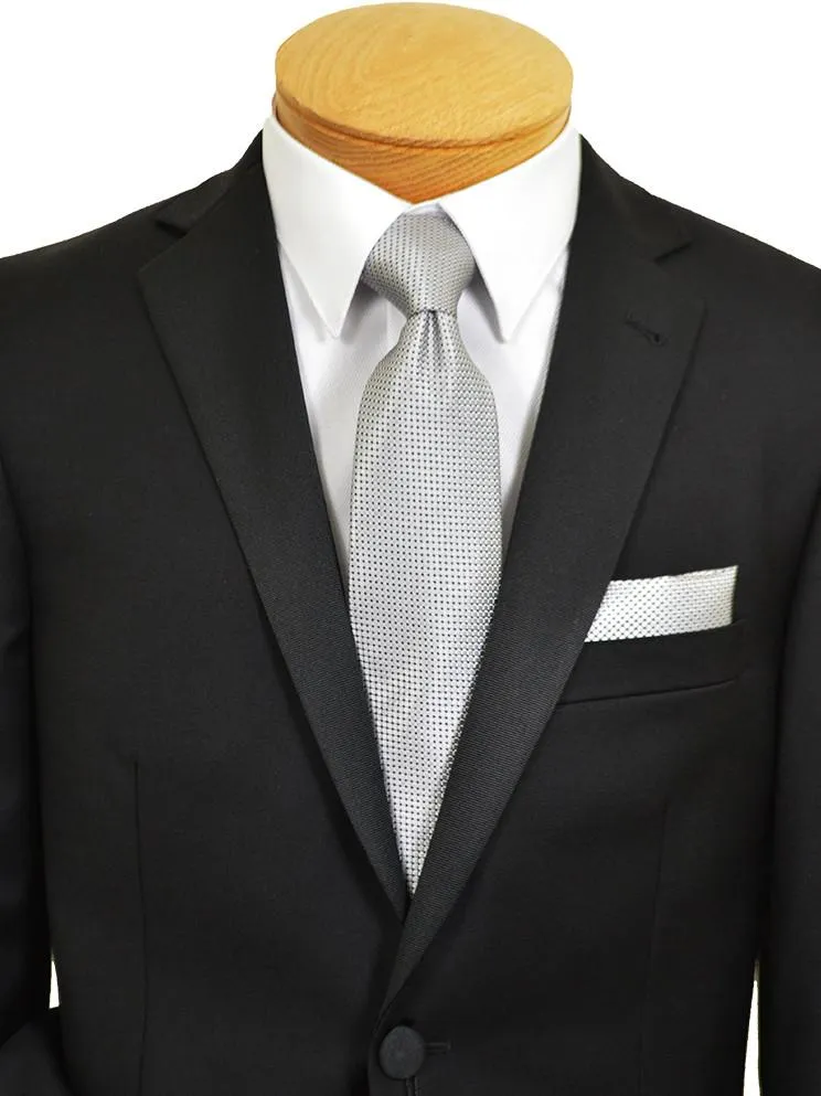 DKNY 21048 100% Wool Tuxedo - Solid - Black