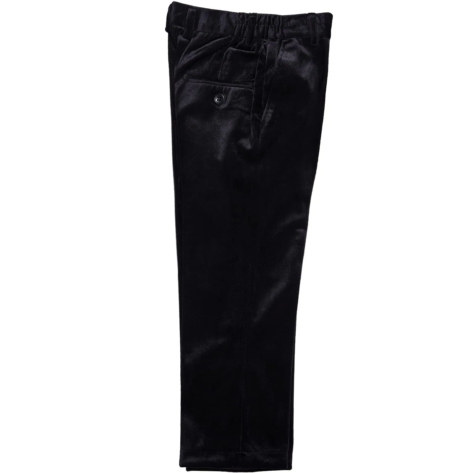 Fashion Boys' 3 Pieces Velvet Regular Fit Shawl Lapel Suit (Blazer vest Pants)