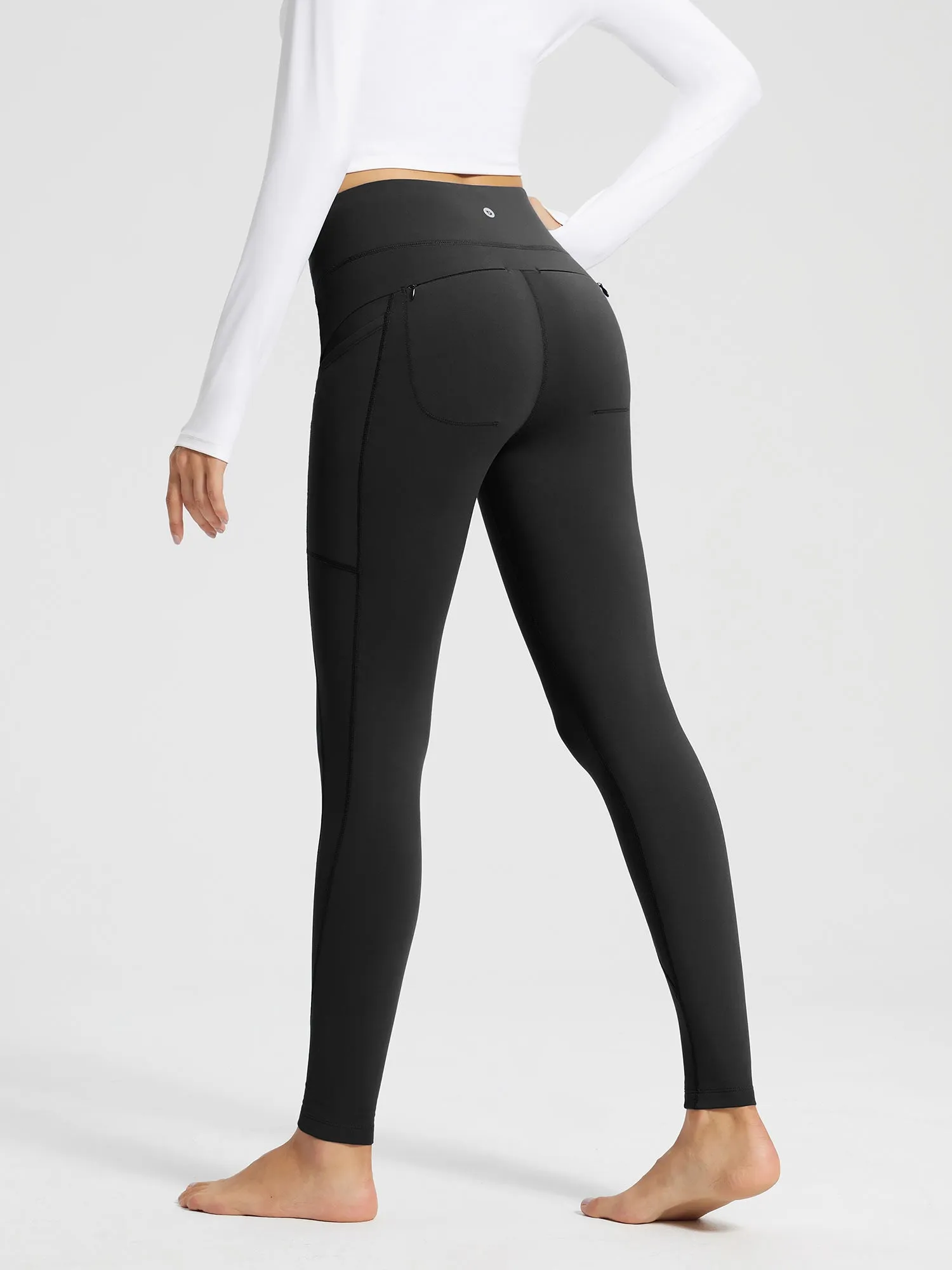 Laureate Fleece-Lined High Rise Pocket Leggings