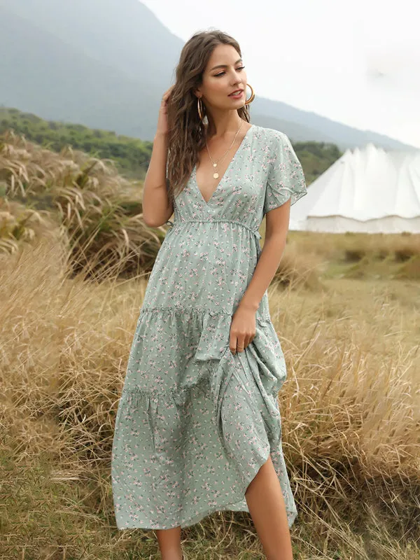 Luna Floral Bohemian Dress