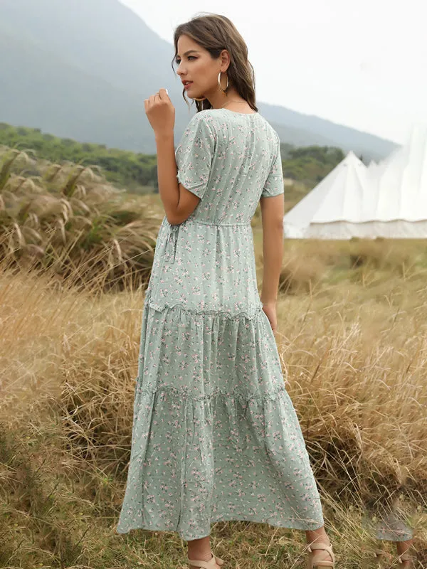 Luna Floral Bohemian Dress