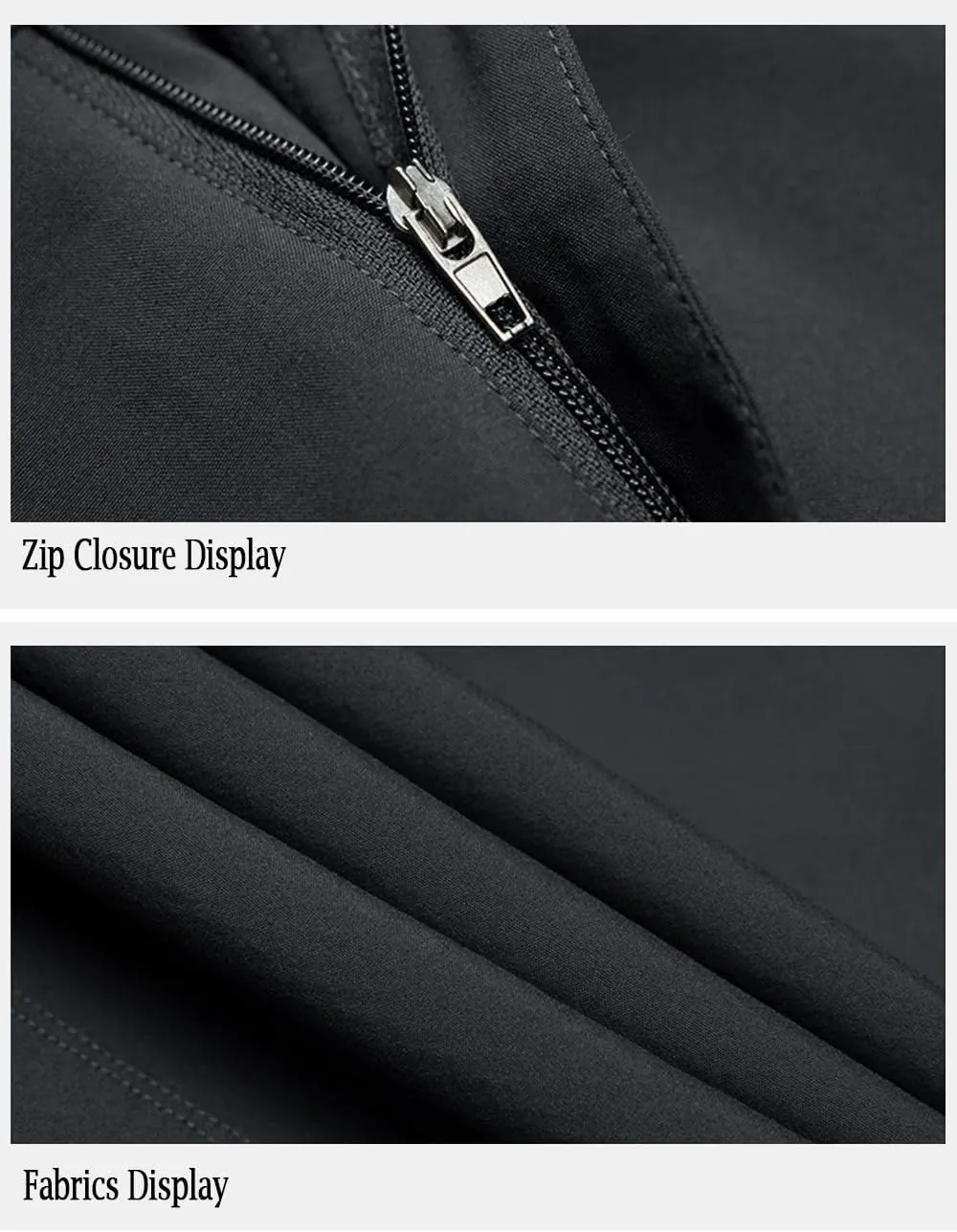 Men's Hiking Pants Quick-Dry Water Resistant Lightweight Work Outdoor Pants with Zipper Pockets