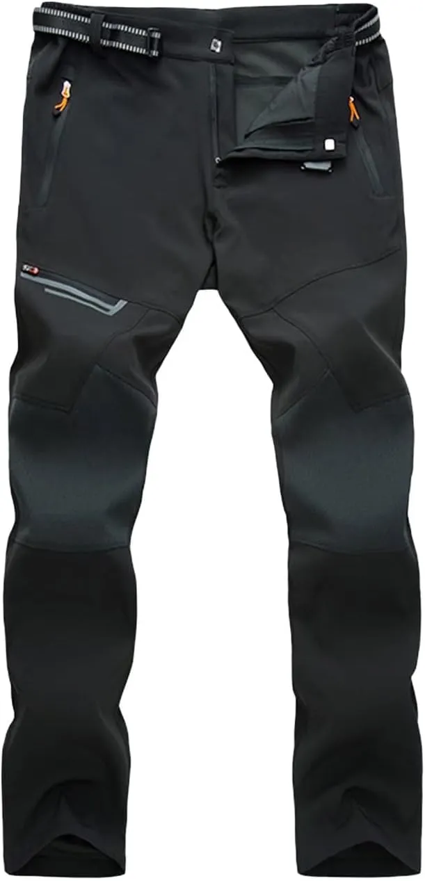 Men's Hiking Pants Quick-Dry Water Resistant Lightweight Work Outdoor Pants with Zipper Pockets
