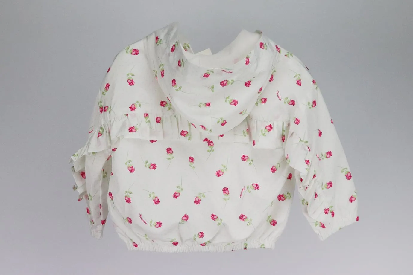 MONNALISA BABY GIRLS ROSE WINDBREAKER JACKET 18 MONTHS