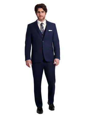 Navy Slim Fit Poly/Viscose Suit Pant