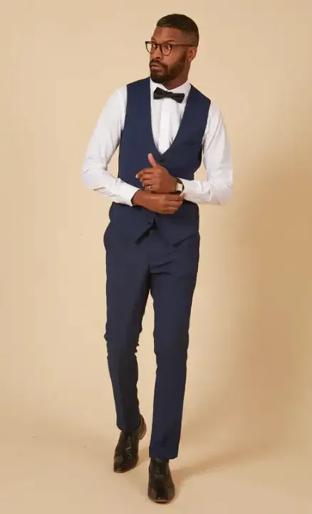 Navy Tuxedo 3-Piece Suit