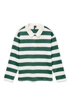 Pernille Striped Polo Tee