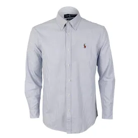 Polo Ralph Lauren Striped Standard-Fit Shirt Blue Strip For Men