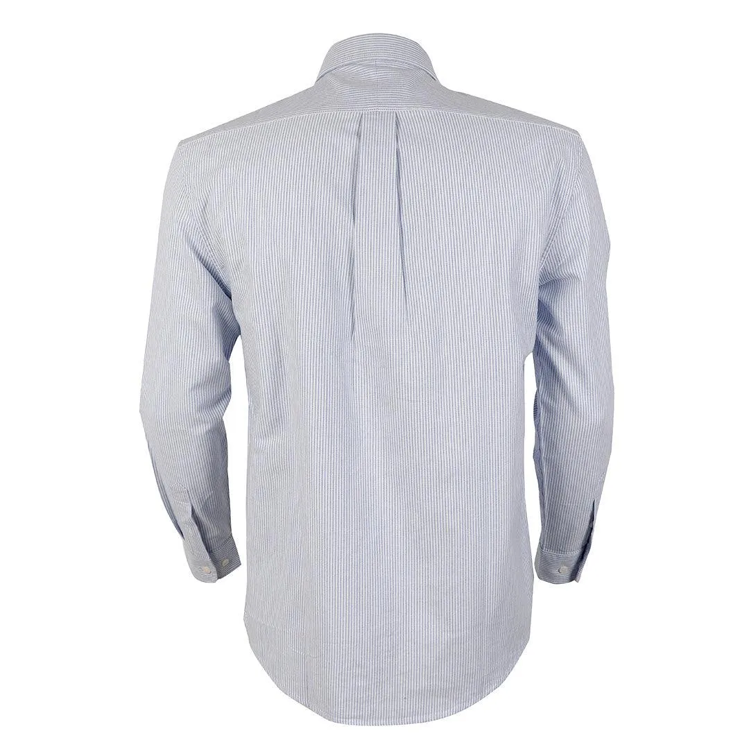 Polo Ralph Lauren Striped Standard-Fit Shirt Blue Strip For Men