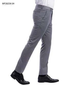 Sean Alexander Grey Performance Stretch Skinny Dress Pants For Men