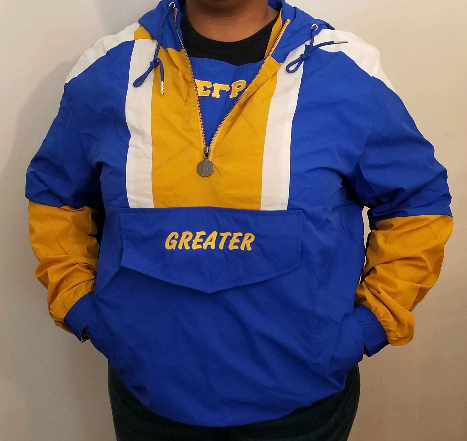SGRho Half Zip Windbreaker Jacket Read Description