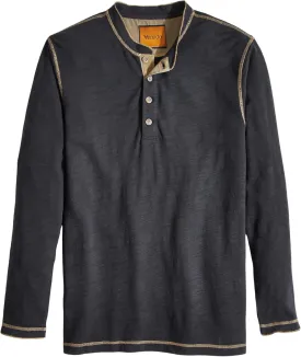 Venado Heavyweight Flex Henley - Long Sleeve Shirts for Men