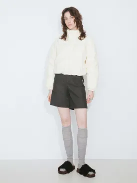 Virgin Wool Cargo Shorts