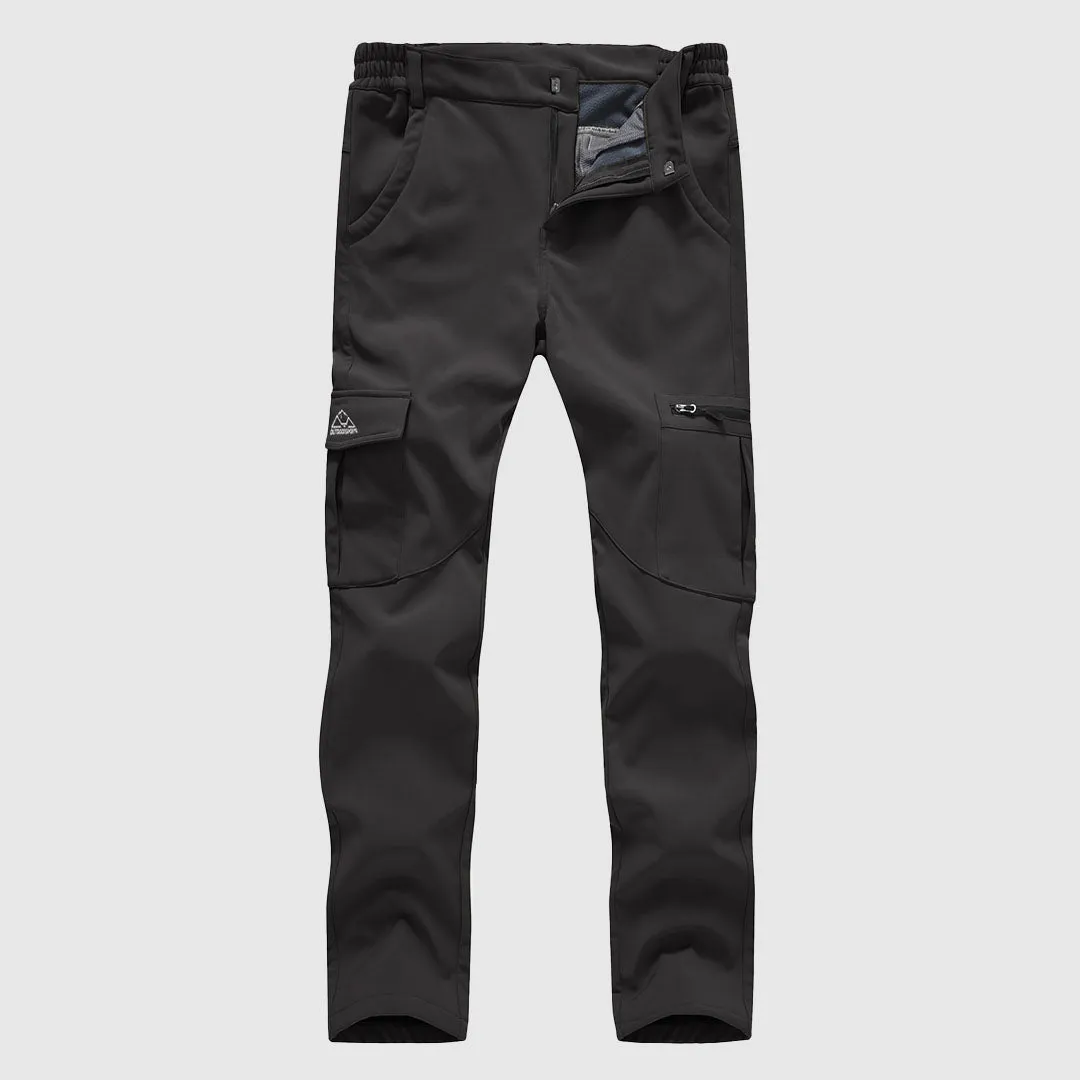 Women's Outdoor Hiking Fleece Lining Cargo Pants