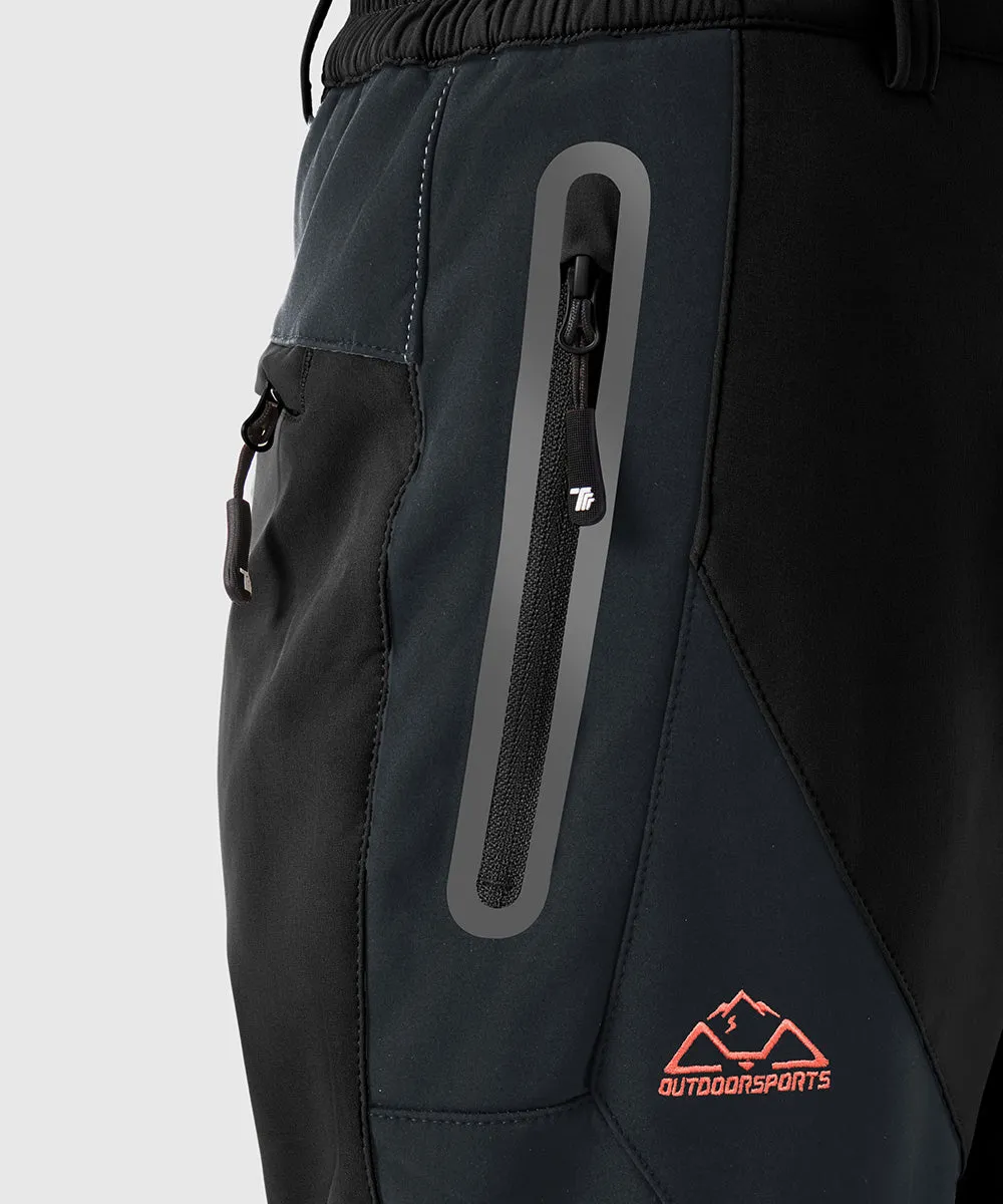 Women's Windproof Fleece Lined Hiking Pants