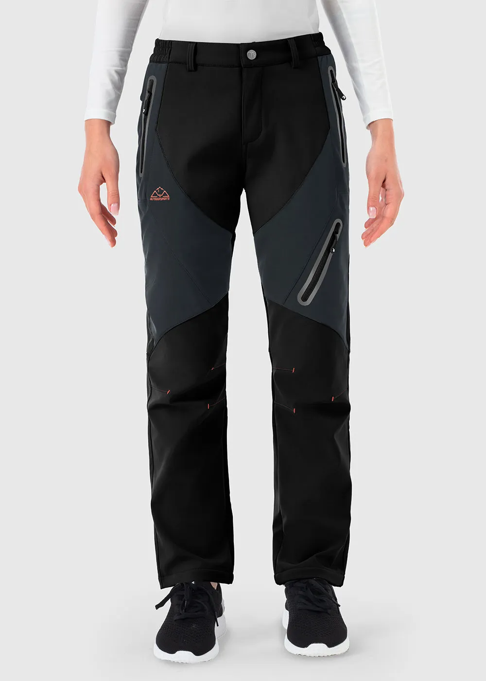Women's Windproof Fleece Lined Hiking Pants
