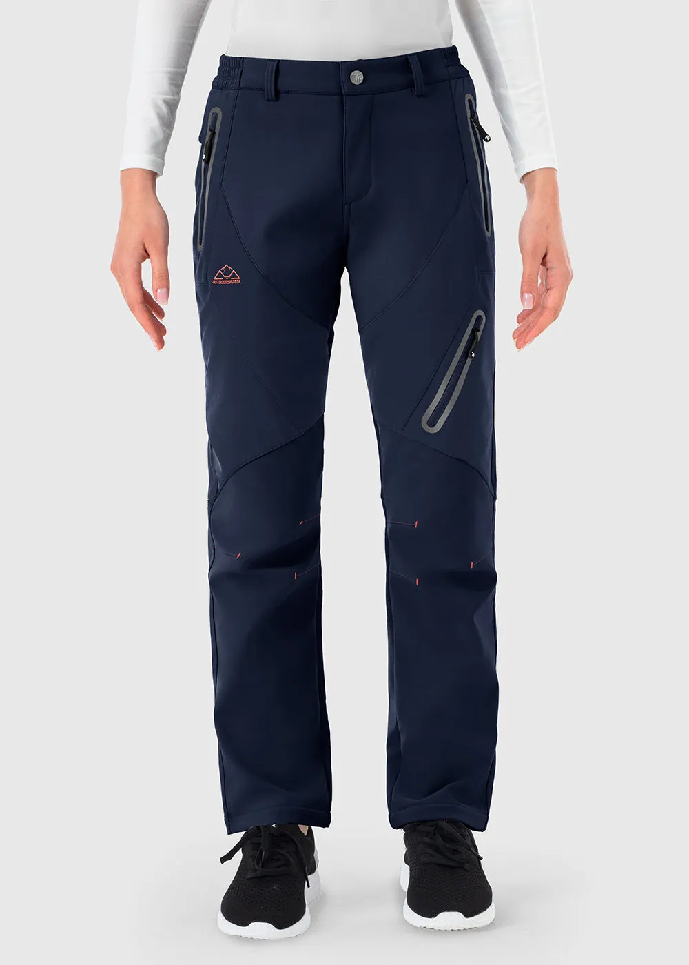 Women's Windproof Fleece Lined Hiking Pants