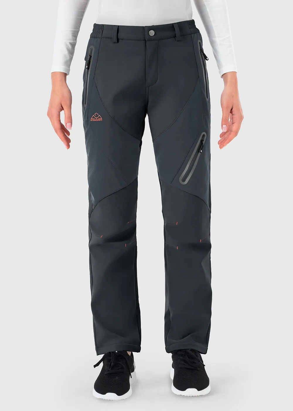 Women's Windproof Fleece Lined Hiking Pants