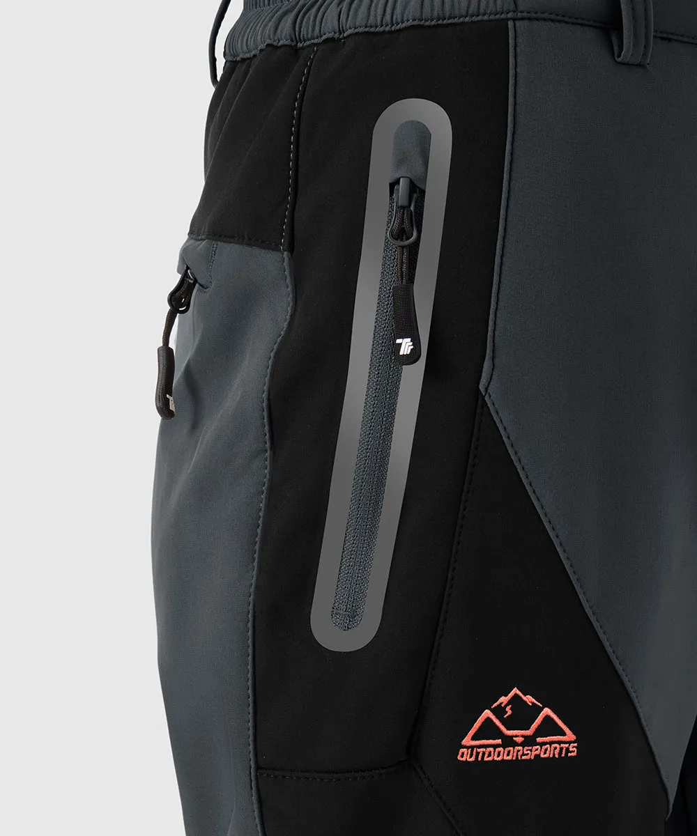 Women's Windproof Fleece Lined Hiking Pants