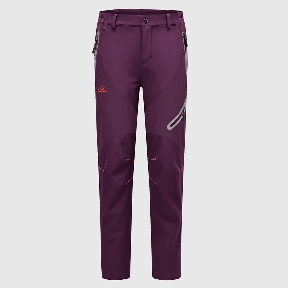 Women's Windproof Fleece Lined Hiking Pants