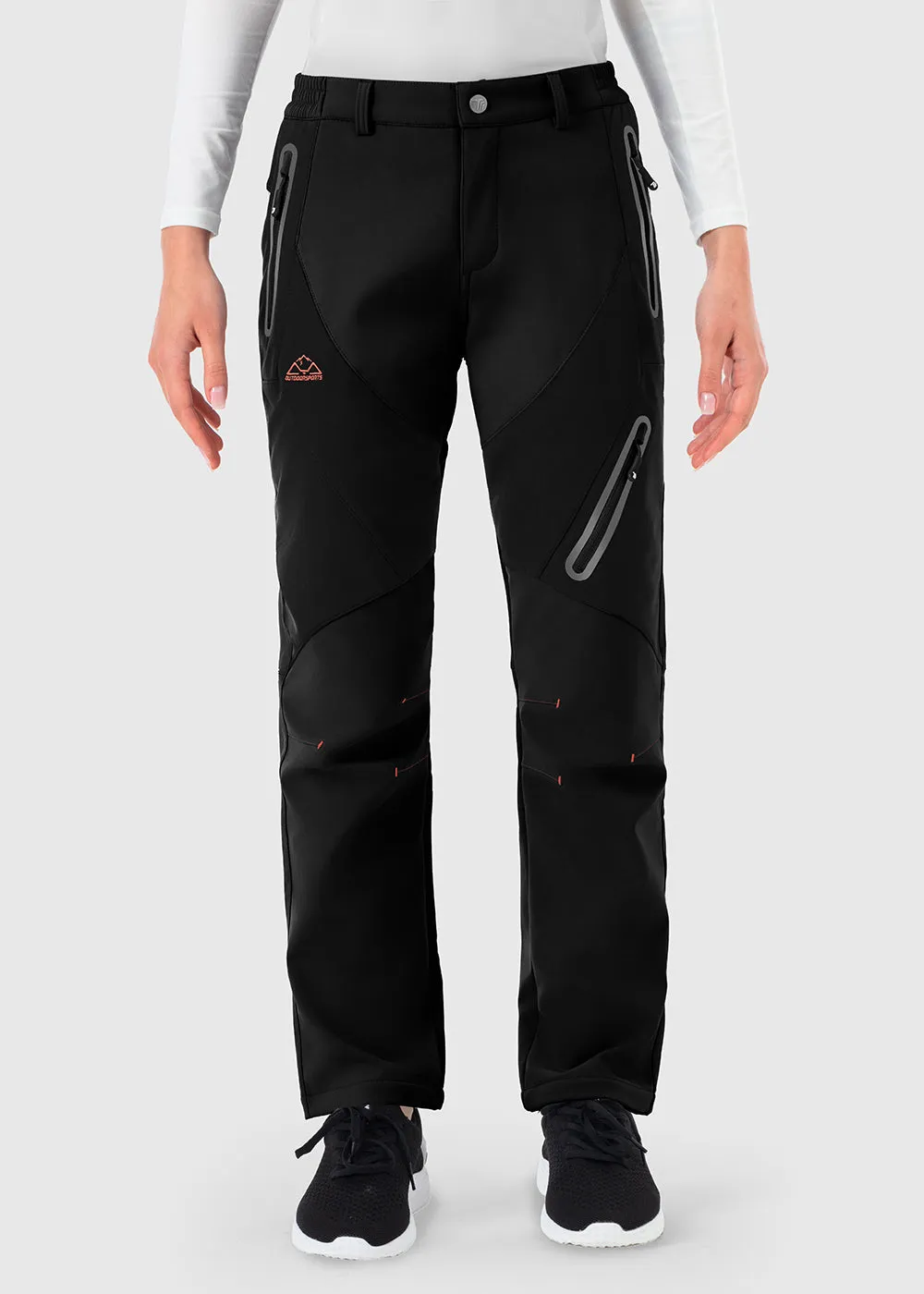 Women's Windproof Fleece Lined Hiking Pants