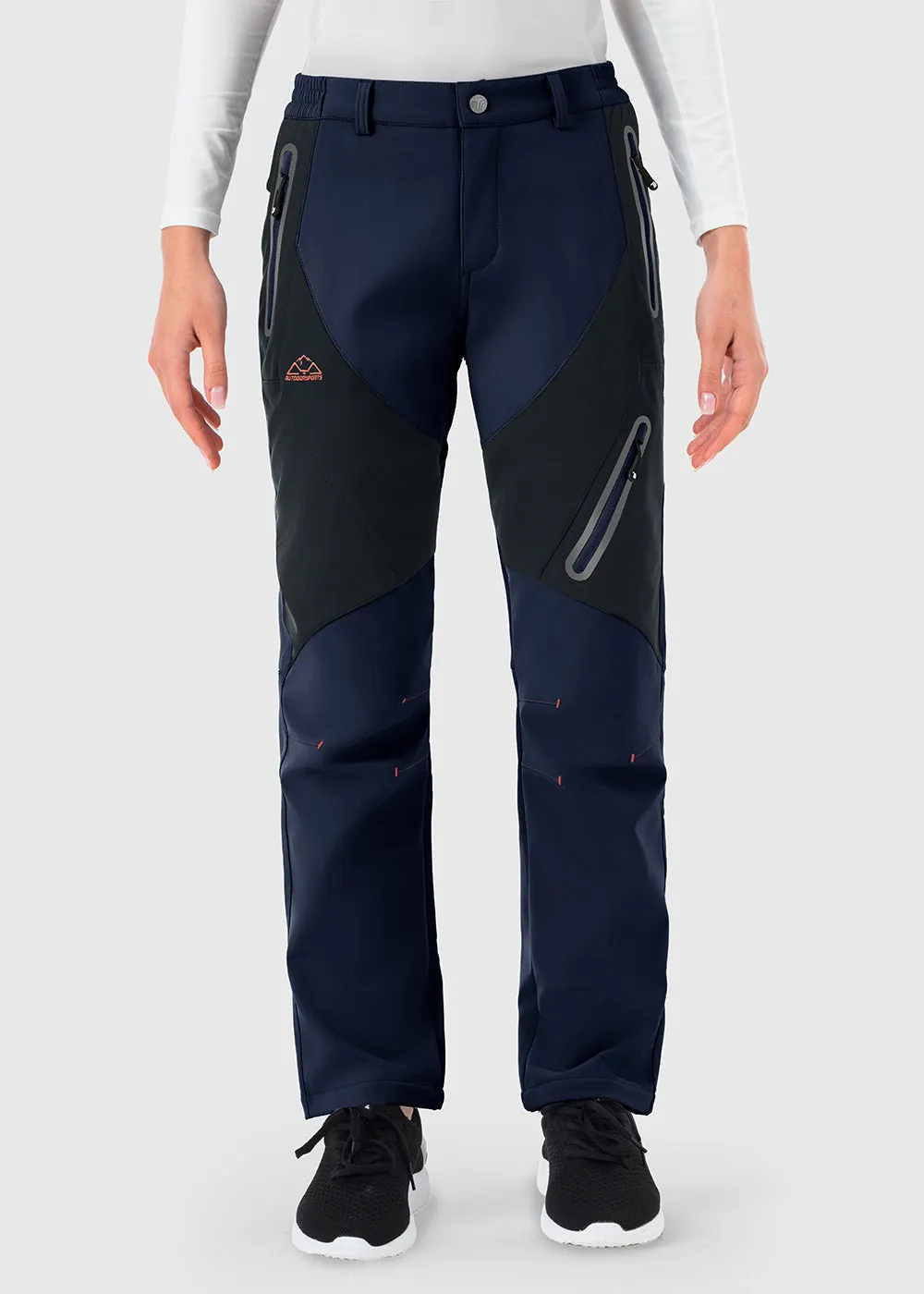 Women's Windproof Fleece Lined Hiking Pants