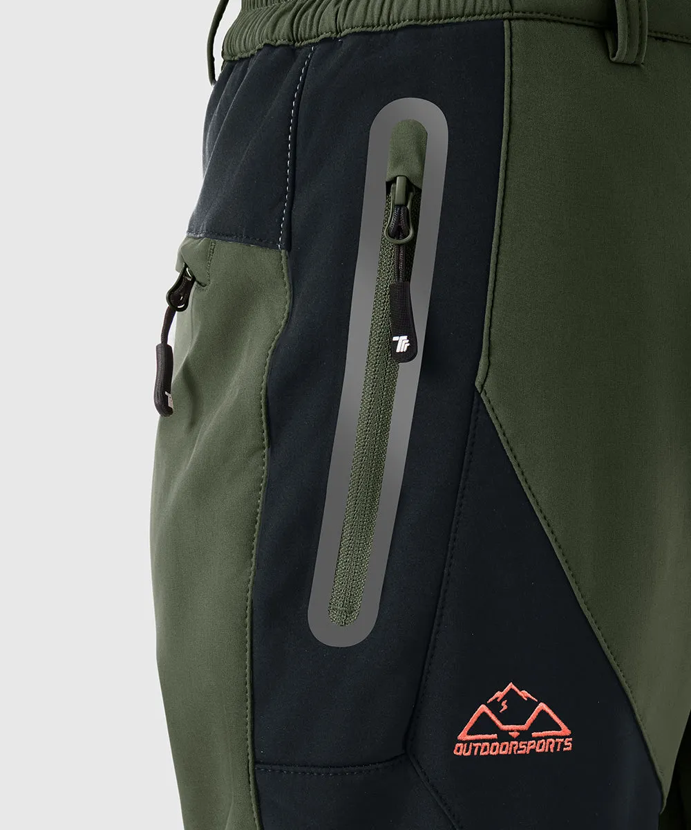 Women's Windproof Fleece Lined Hiking Pants