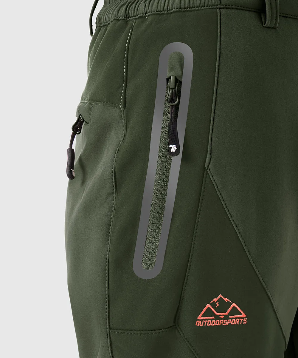 Women's Windproof Fleece Lined Hiking Pants