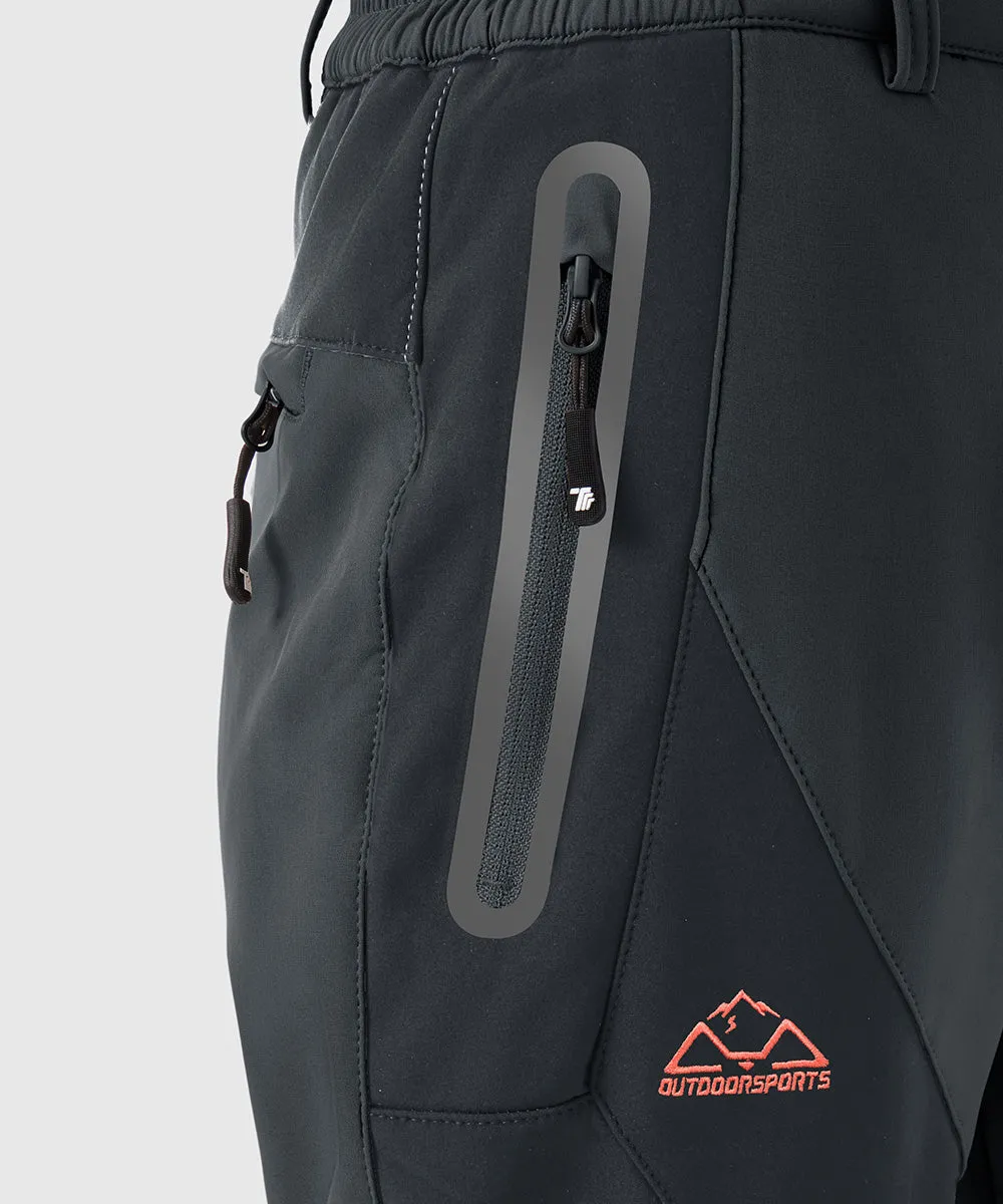 Women's Windproof Fleece Lined Hiking Pants