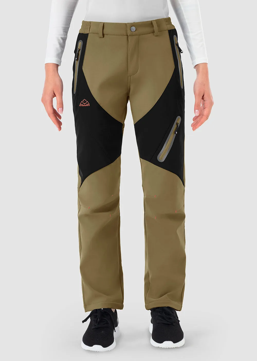 Women's Windproof Fleece Lined Hiking Pants